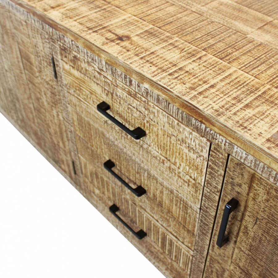 Madia a tre ante e tre cassetti in Legno,Metallo cm 200x45x83 – MARTIE