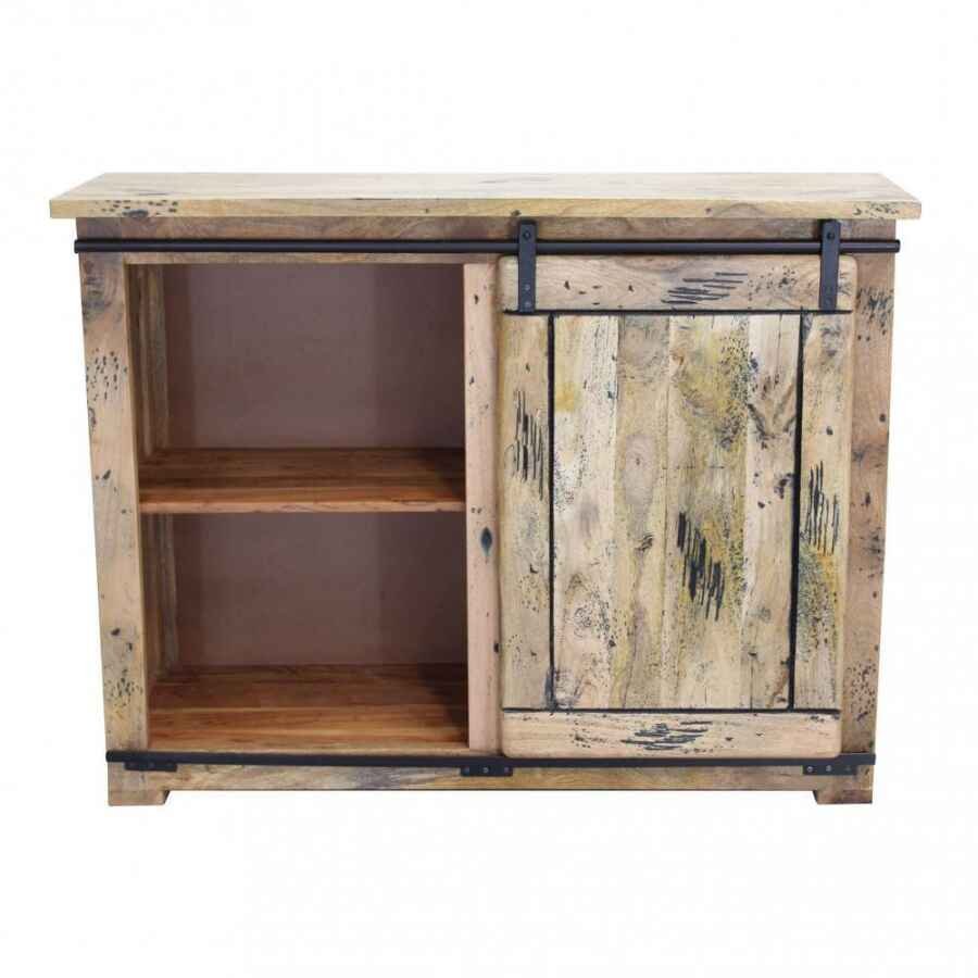 Madia per soggiorno Industrial in Legno cm 120x45x90 – RICK