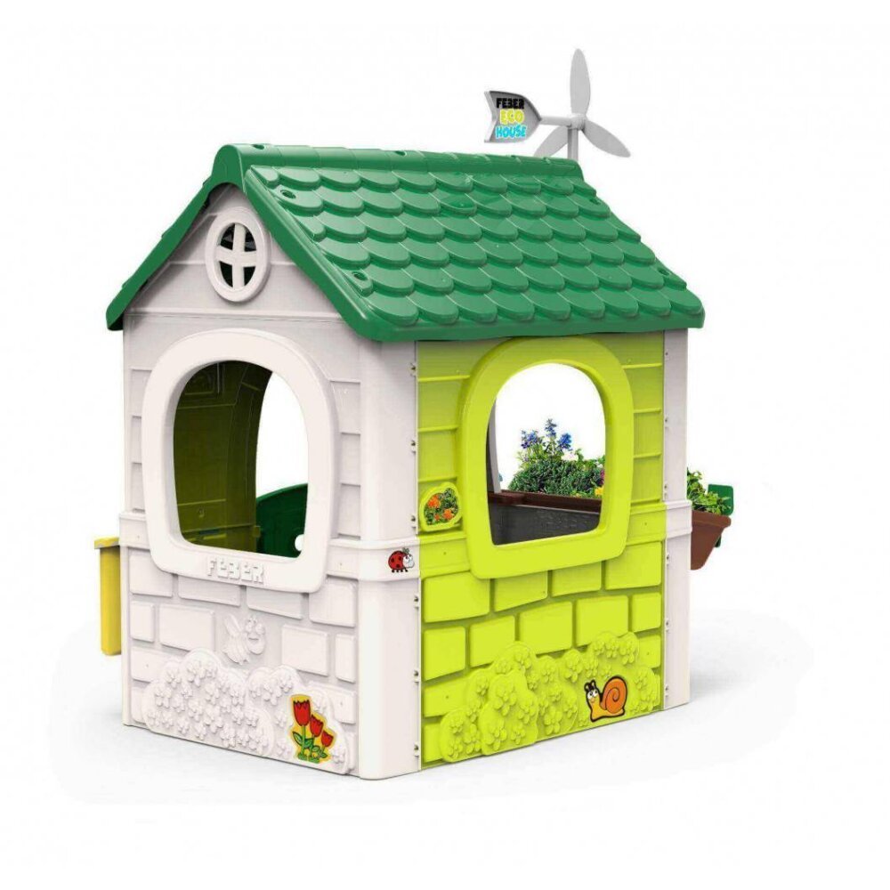 Casetta da Giardino per bambini in Plastica cm 128x94x150 – ECO HOUSE