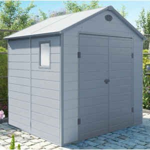 Casetta Porta Attrezzi da Giardino in Plastica cm 190x192x226 – FOX