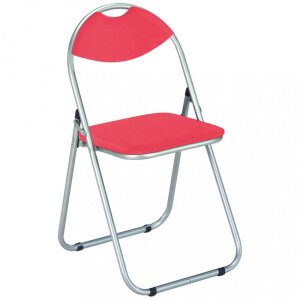 Sedia Pieghevole Salvaspazio in Acciaio,PVC cm 44x45x79 – SLIM ROUND