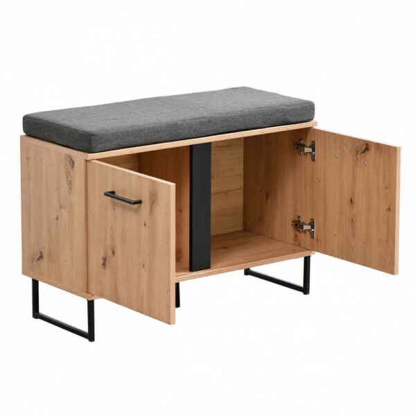 armadietto per ingresso con cuscino cm 84,5 x 35 x 54,5 h – ZENWOOD