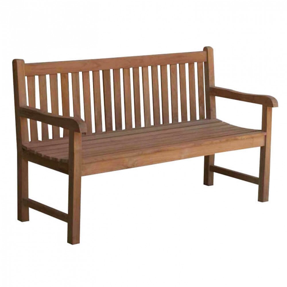 Panca da Giardino 3 posti in Legno,Teak cm 150x65x90 – DRISKOLL