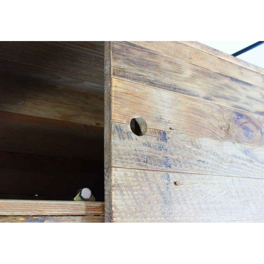 Credenza in Pino riciclato cm 99x40x190 – DARDEN