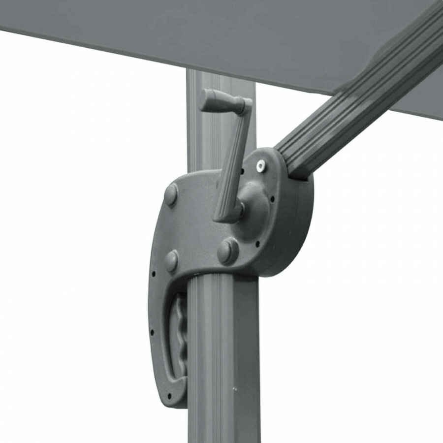 Ombrellone da Giardino decentrato 3×3 in alluminio – SAGGY