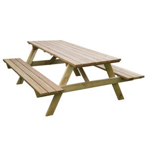 Tavolo da pic nic di pino 180x160x71 – PICNIC