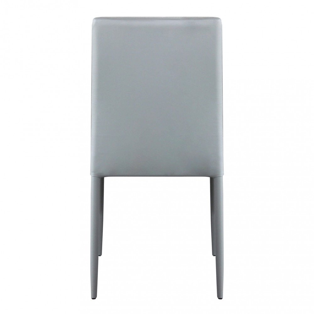 Sedia da Pranzo Moderna in Ecopelle,Acciaio cm 41x43x90 – RACHEL