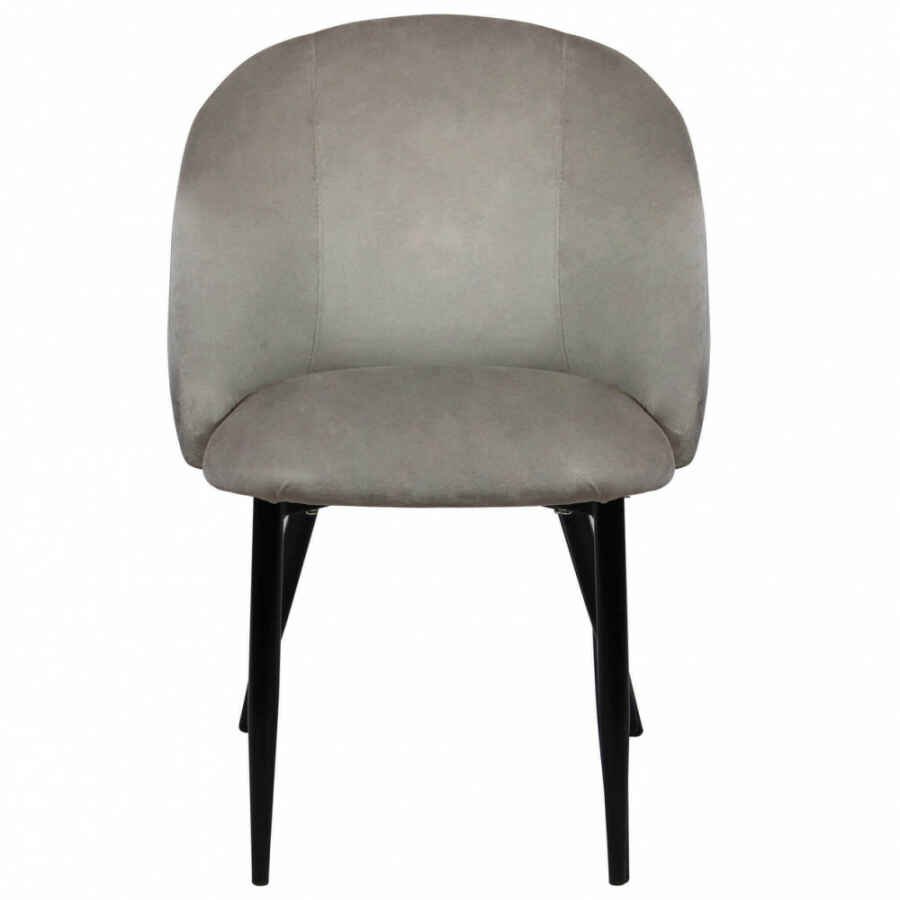 Poltrona per Sala da Pranzo in Velluto,Metallo cm 50x46x83 – TIGER