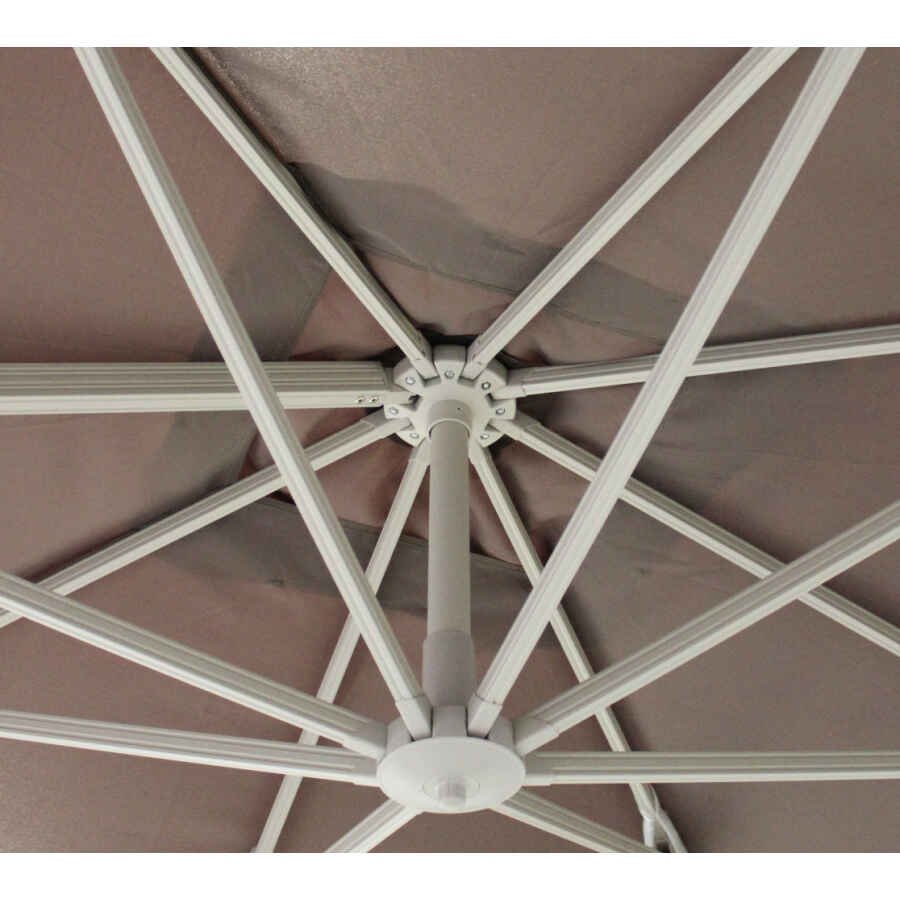 Ombrellone da Giardino decentrato 3×3 in alluminio,poliestere – IVAN