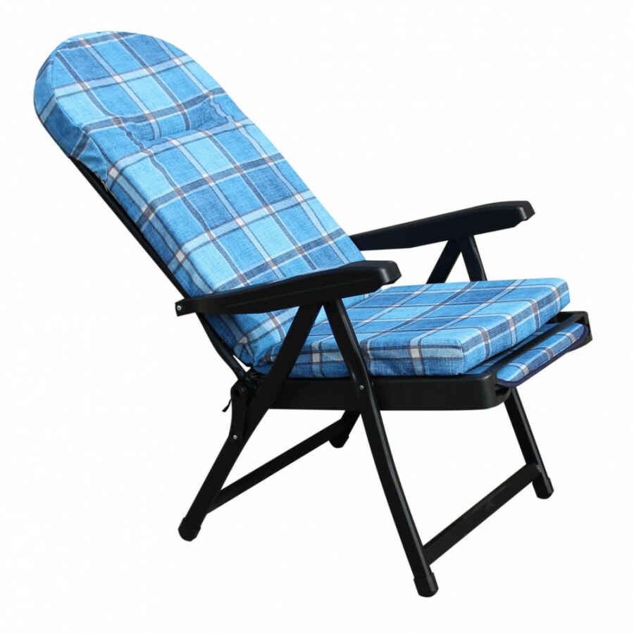 Poltrona Sdraio relax reclinabile in Tessuto cm 155x60x60 – QUENTIN