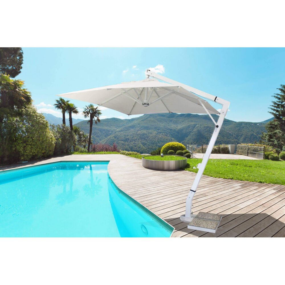 Ombrellone da Giardino decentrato 3×4 in alluminio,poliestere – BRENTA