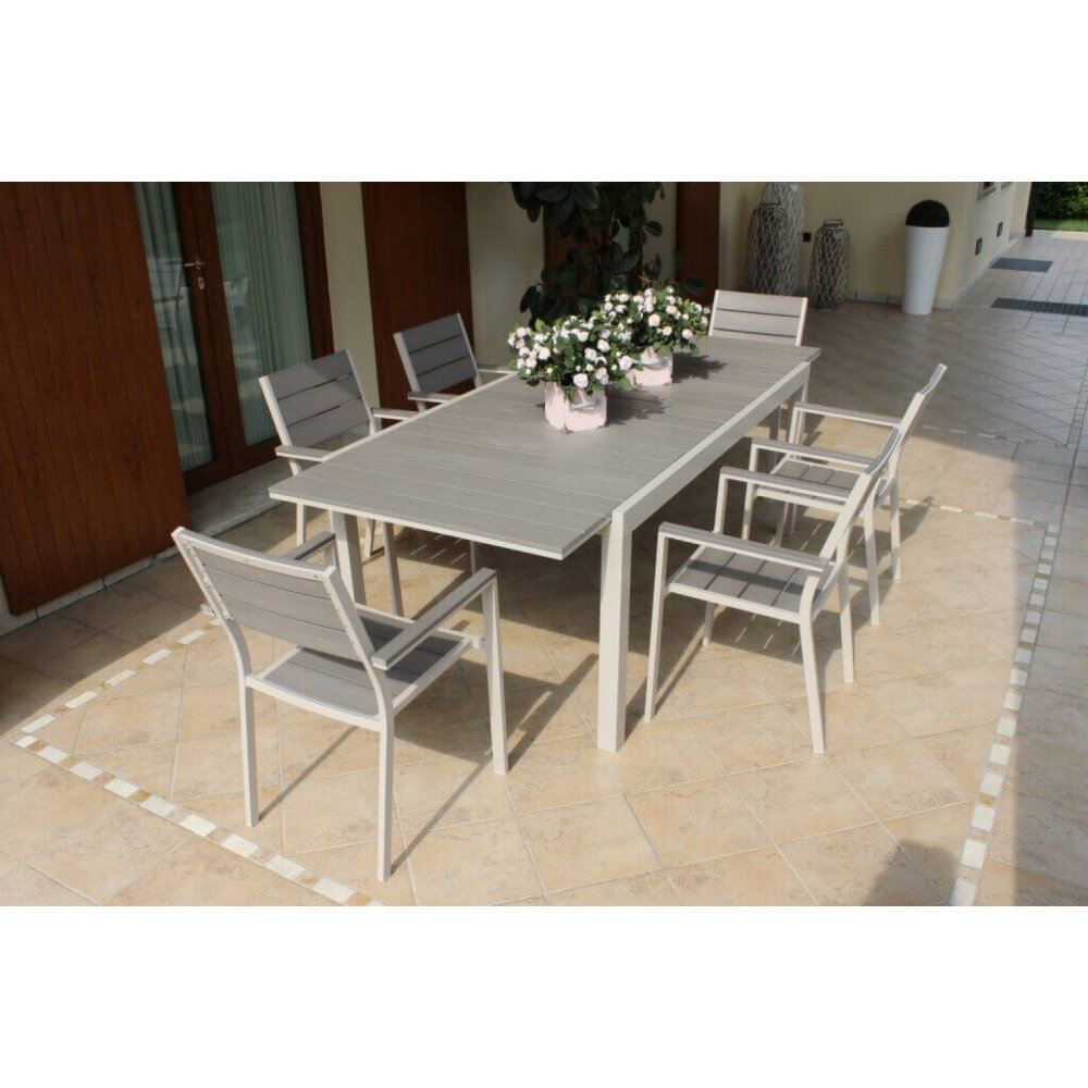 Tavolo da Giardino Allungabile cm 180-240×100 – MONTY
