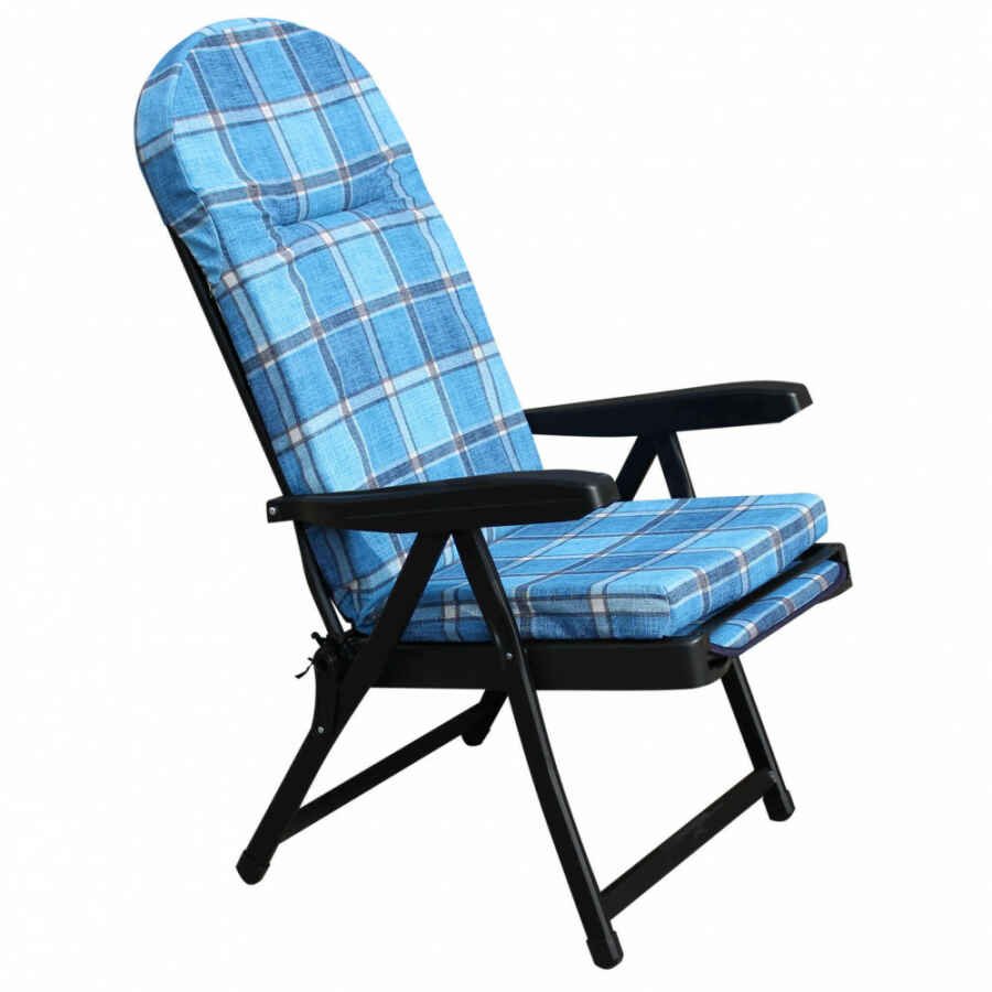 Poltrona Sdraio relax reclinabile in Tessuto cm 155x60x60 – QUENTIN