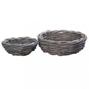 Set di 2 cesti in Vimini cm 58x58x20 – DARRYL