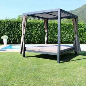 Gazebo Letto in Alluminio cm 209×188,5×206 – RICH