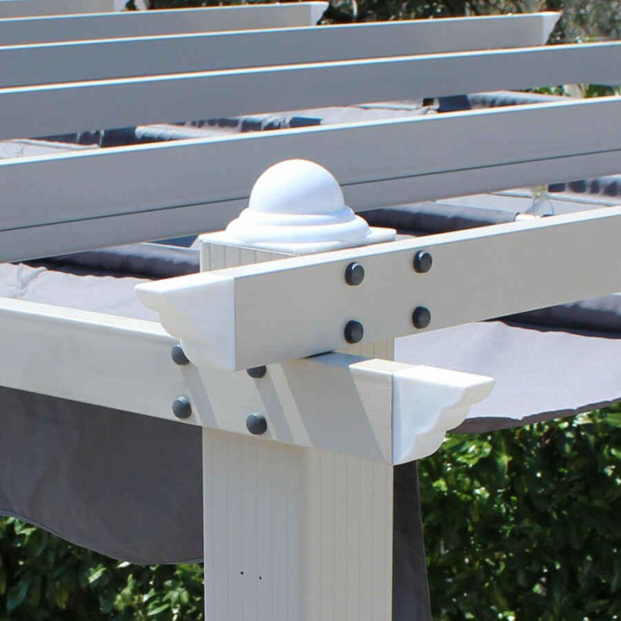 Gazebo da Giardino 3×3 in alluminio,poliestere – DRAKE