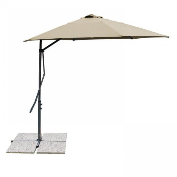 Ombrellone da Giardino decentrato 2×3 in acciaio,poliestere – MUSON
