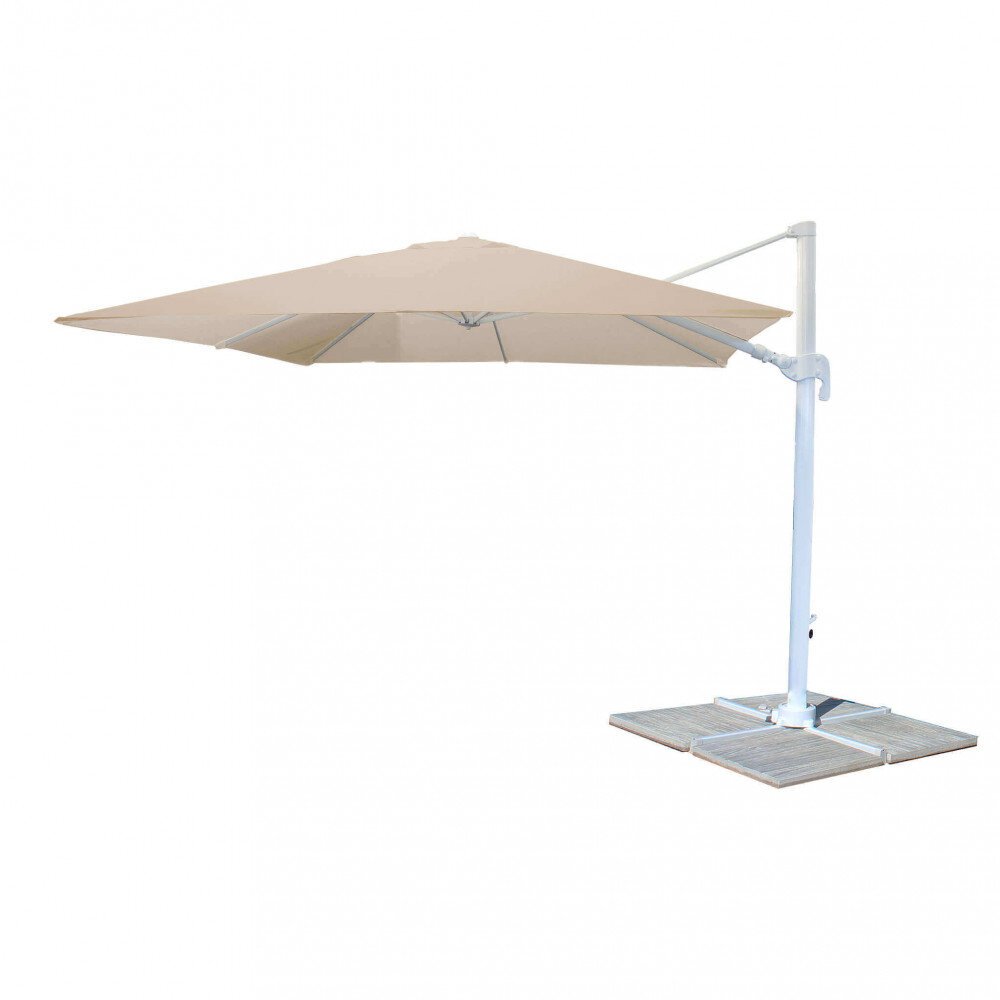 Ombrellone da Giardino decentrato 3×3 in alluminio,poliestere – IVAN