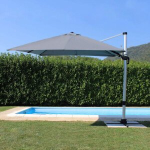 Ombrellone da Giardino decentrato 3×3 in alluminio,poliestere – JAXON