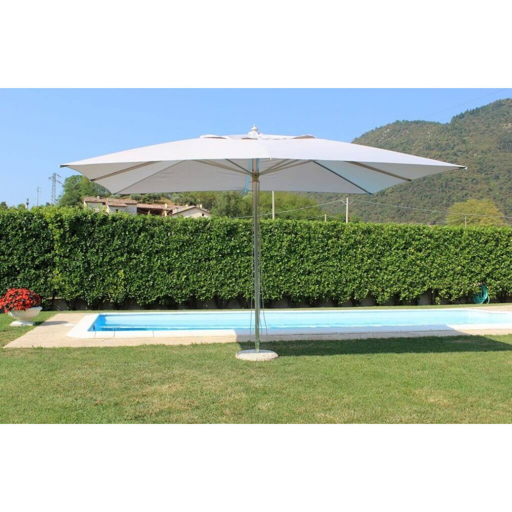 Ombrellone da Giardino 3×3 palo centrale in alluminio,poliestere – GANGE