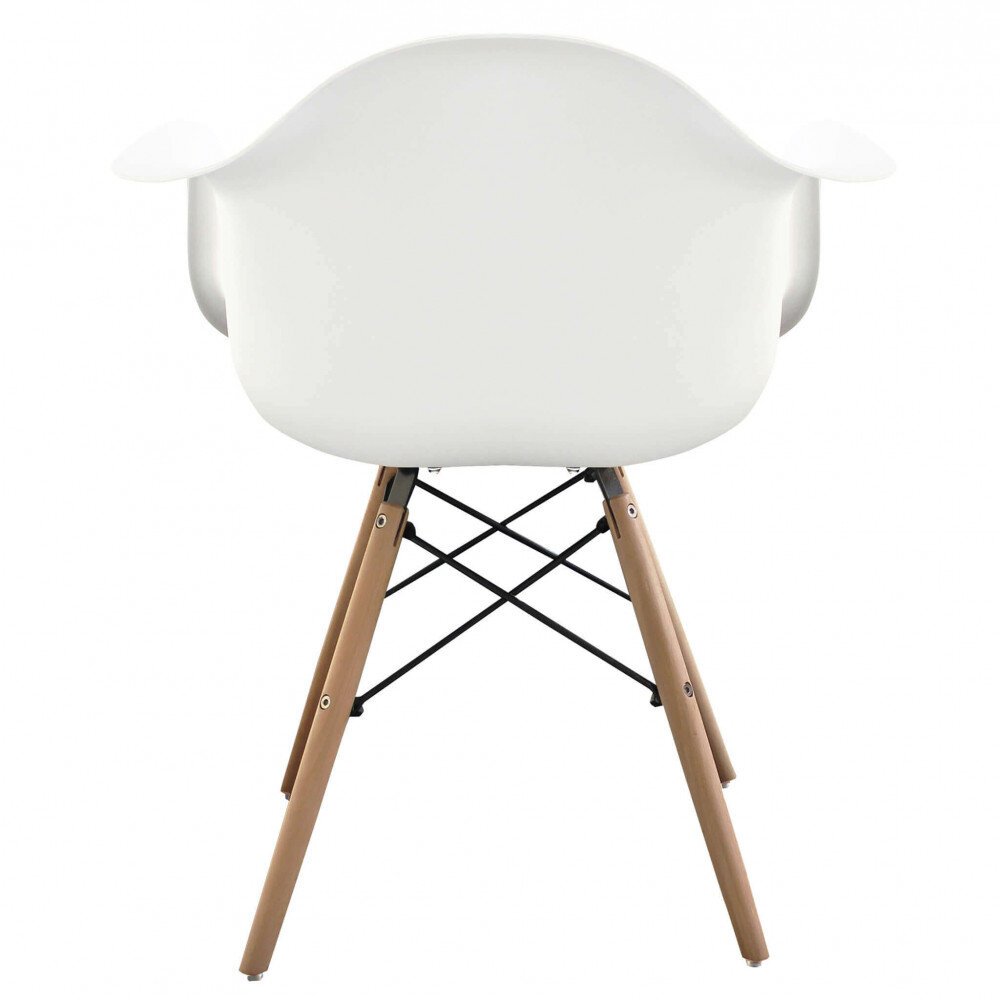 Poltrona Scandinava Moderna in Legno,Acciaio,Plastica cm 62,5x62x81 – BENEDICT