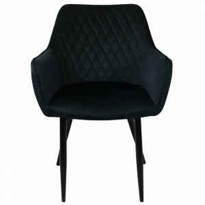 Poltrona per Sala da Pranzo in Velluto,Metallo cm 48x62x83 – CALLIOPE