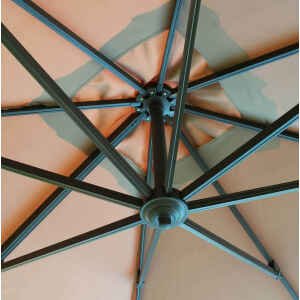 Ombrellone doppio da Giardino 3×3 in alluminio,poliestere – DUBLE