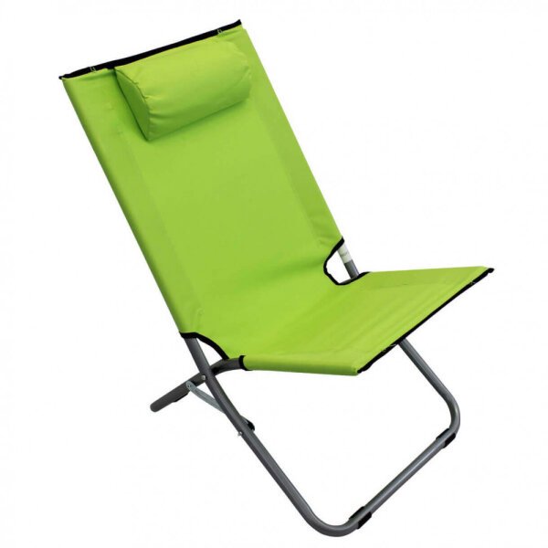 Spiaggina mare prendisole Pieghevole in Acciaio,Oxford cm 76x50x74 – BOOKER