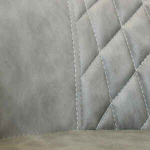 Poltrona per Sala da Pranzo in Ecopelle,Metallo cm 48x62x83 – ROBIN