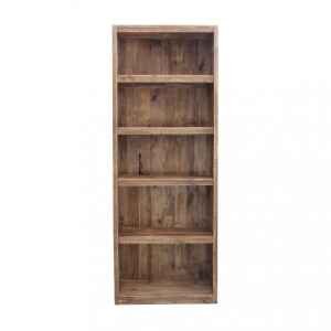 Libreria con 6 ripiani in Pino riciclato cm 90x45x240 – PINE