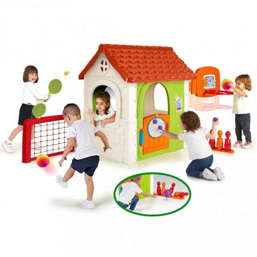 Casetta da Giardino per bambini in Plastica cm 232x138x124 – JEFFERSON