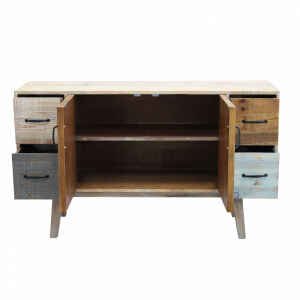 Credenza colorato in Legno cm 131x40x77 – FREDDY