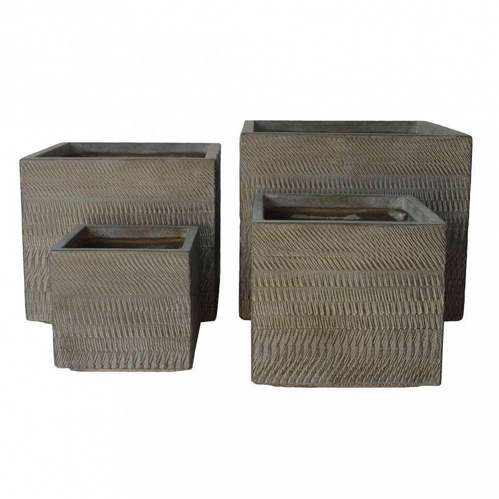 Set di vasi in Fibra sintetica cm 37x37x32 – ISADORE
