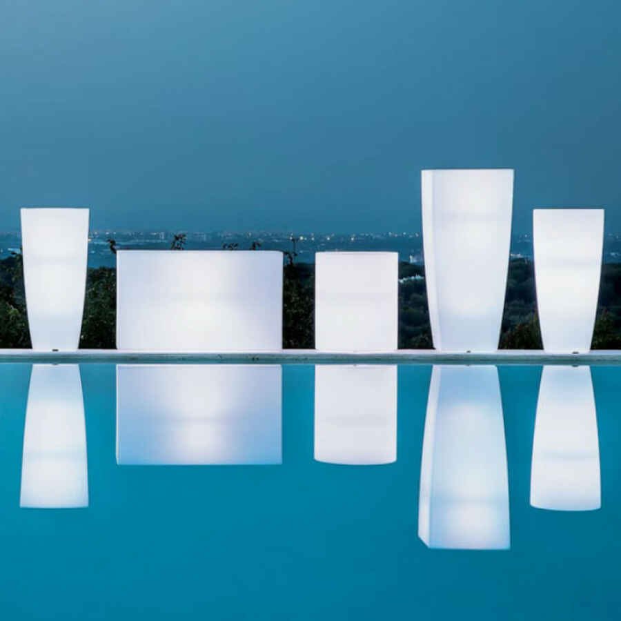 Vaso luminoso in Polipropilene cm 40x40x70 – RAYMOND