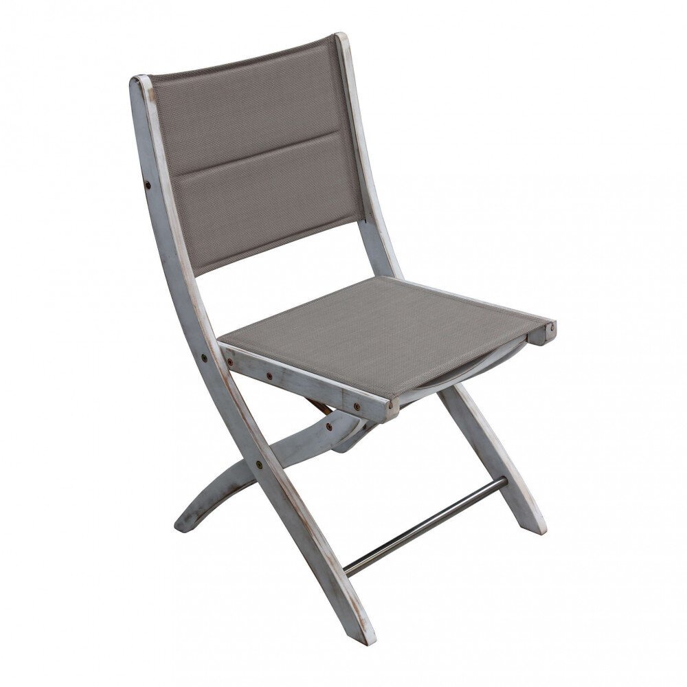 Sedia da Giardino Pieghevole in Legno,Textilene,Acacia cm 50x55x86 – BILLY
