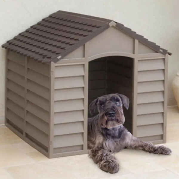 Cuccia per cani di taglia media in Plastica cm 72×71,5×68 – FUFFI