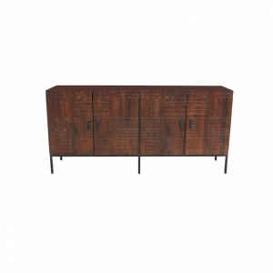 Madia con decoro 4 ante in Legno,Metallo cm 180x40x85 – BRODY