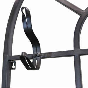 Appendiabiti con panca in Acciaio,Legno cm 63,5x41x191 – ERLE