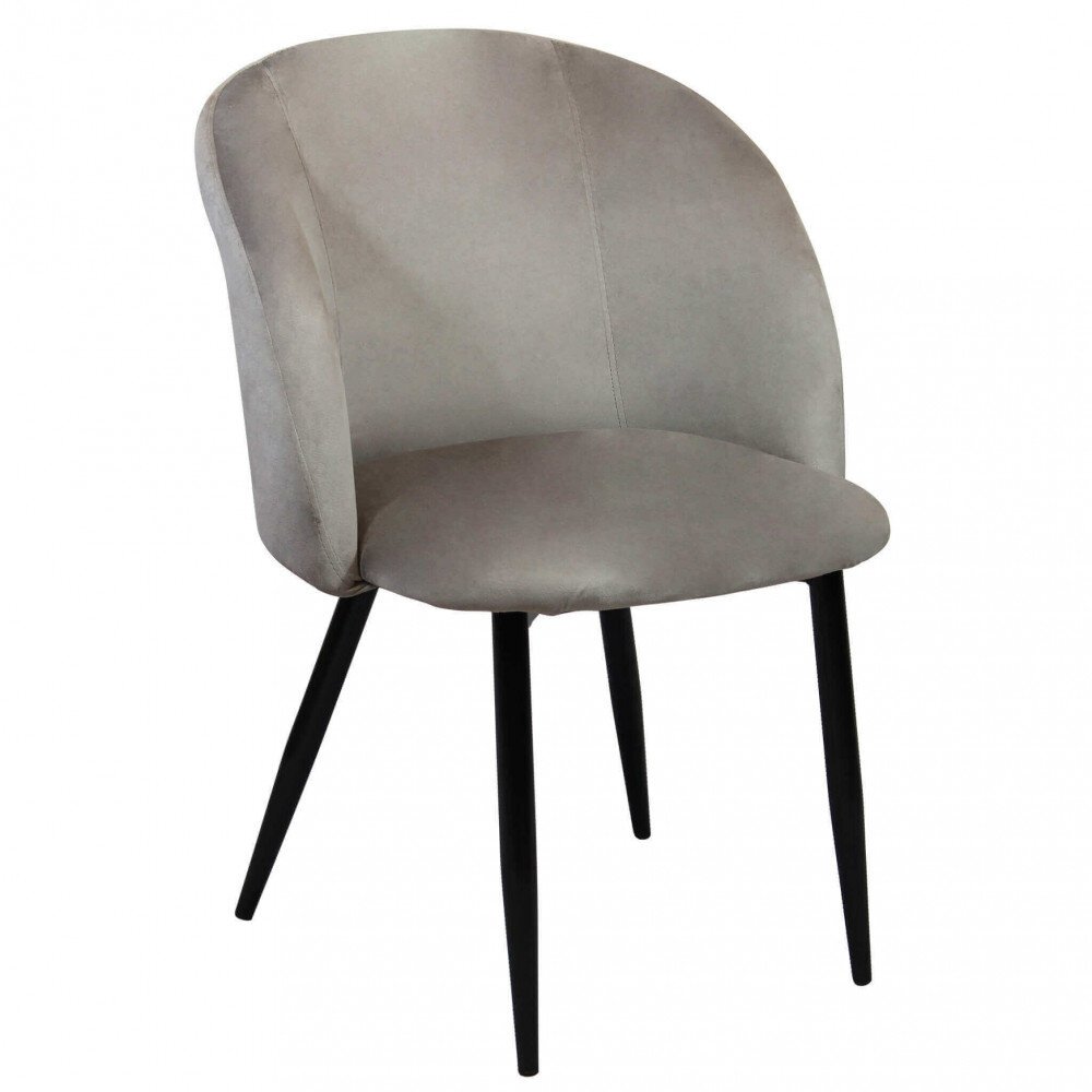 Poltrona per Sala da Pranzo in Velluto,Metallo cm 50x46x83 – TIGER