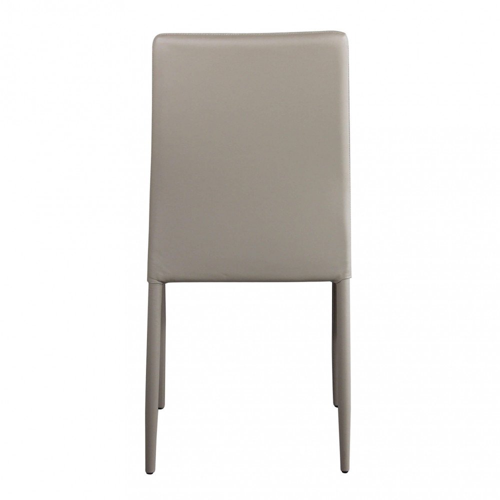 Sedia da Pranzo Moderna in Ecopelle,Acciaio cm 41x43x90 – RACHEL