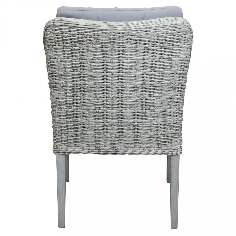 Poltrona da Giardino con cuscini in Wicker,Alluminio cm 58x60x88 – NED