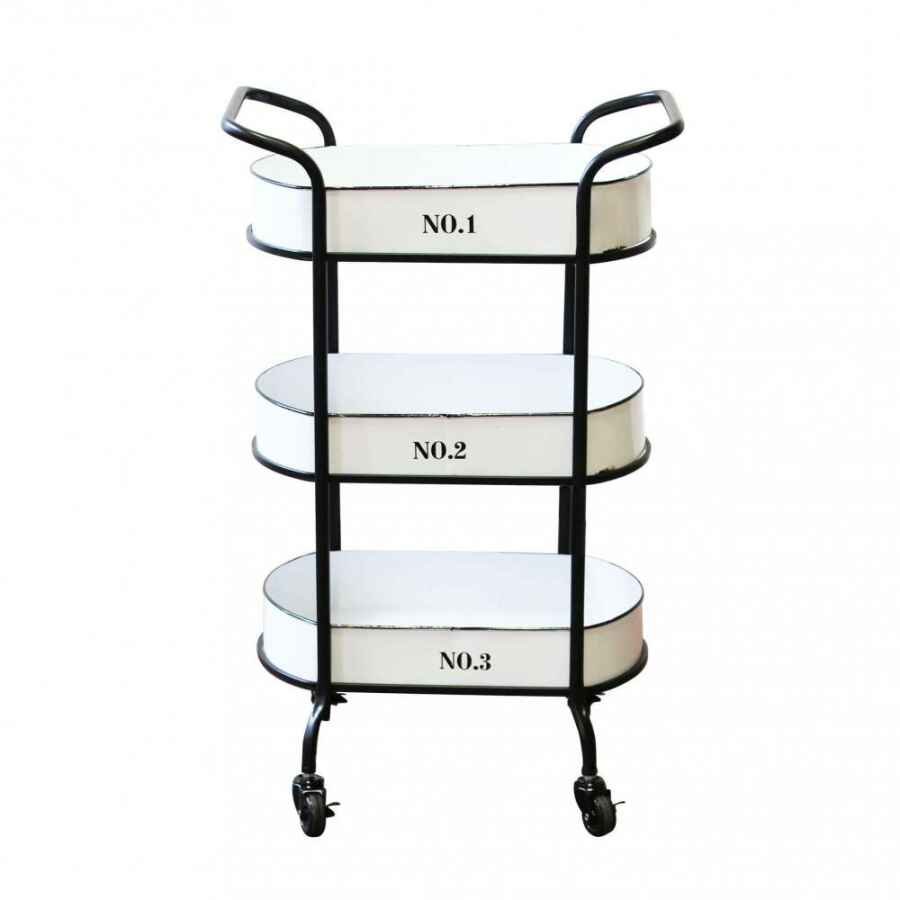 Carrello Portavivande Industrial in Acciaio cm 46x28x82 – MIME