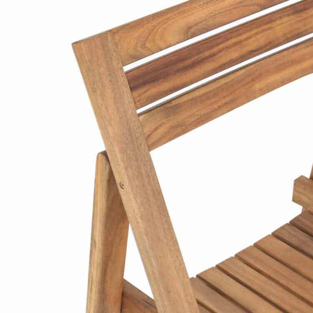 Sedia da Giardino Pieghevole in Acacia cm 44x47x78 – ETHAN