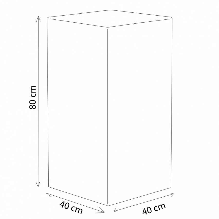 Cubo luminoso in Polipropilene cm 40x40x80 – DARIN