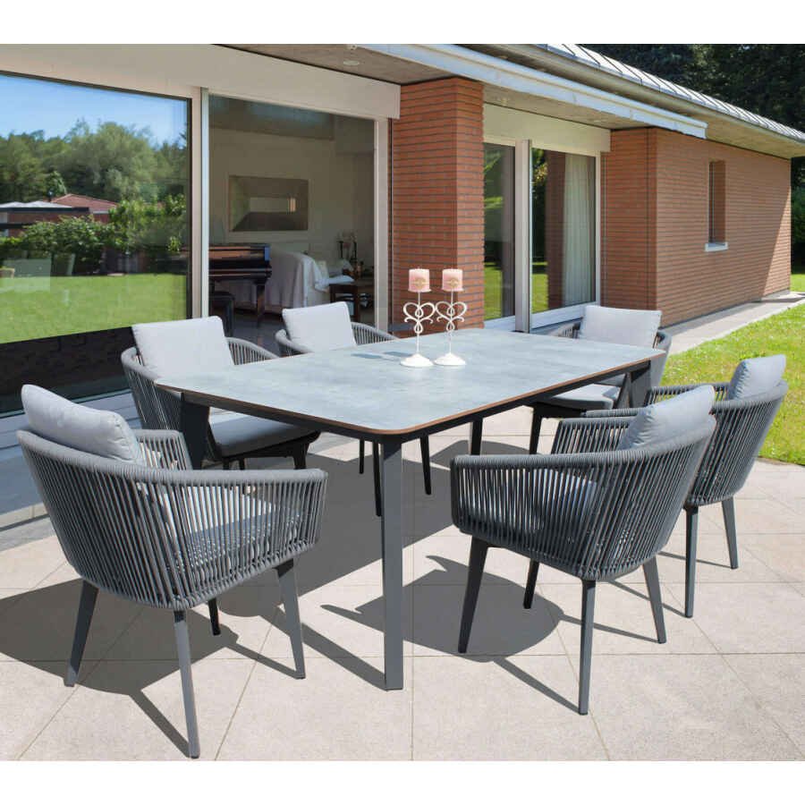 Tavolo da Giardino e piano in HPL 180×90 – NANDY