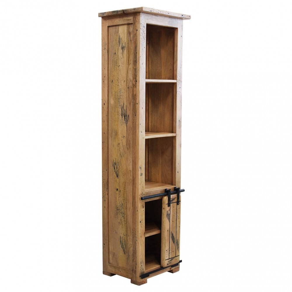 Libreria per soggiorno Industrial in Legno cm 50x40x180 – RICK