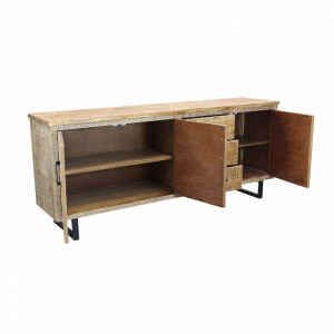 Madia a tre ante e tre cassetti in Legno,Metallo cm 200x45x83 – MARTIE
