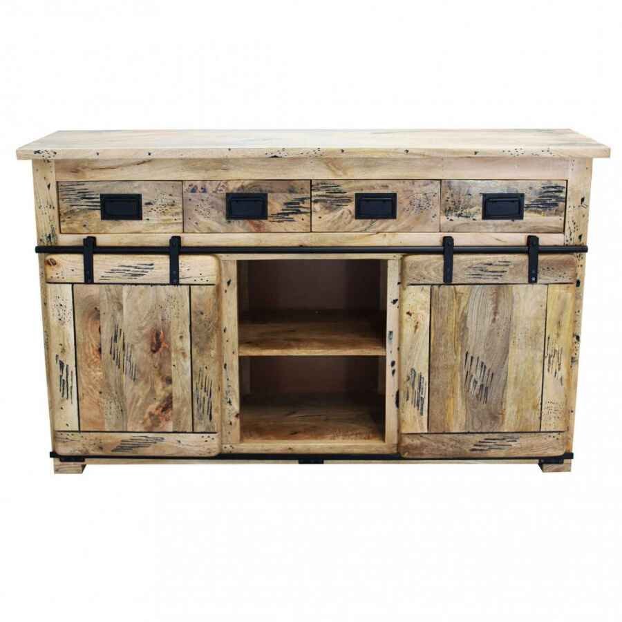 Madia per soggiorno Industrial in Legno cm 150x45x90 – RICK