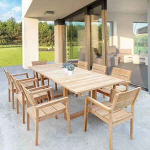 Tavolo in Teak Allungabile 180-260 x 100 – LANFORD