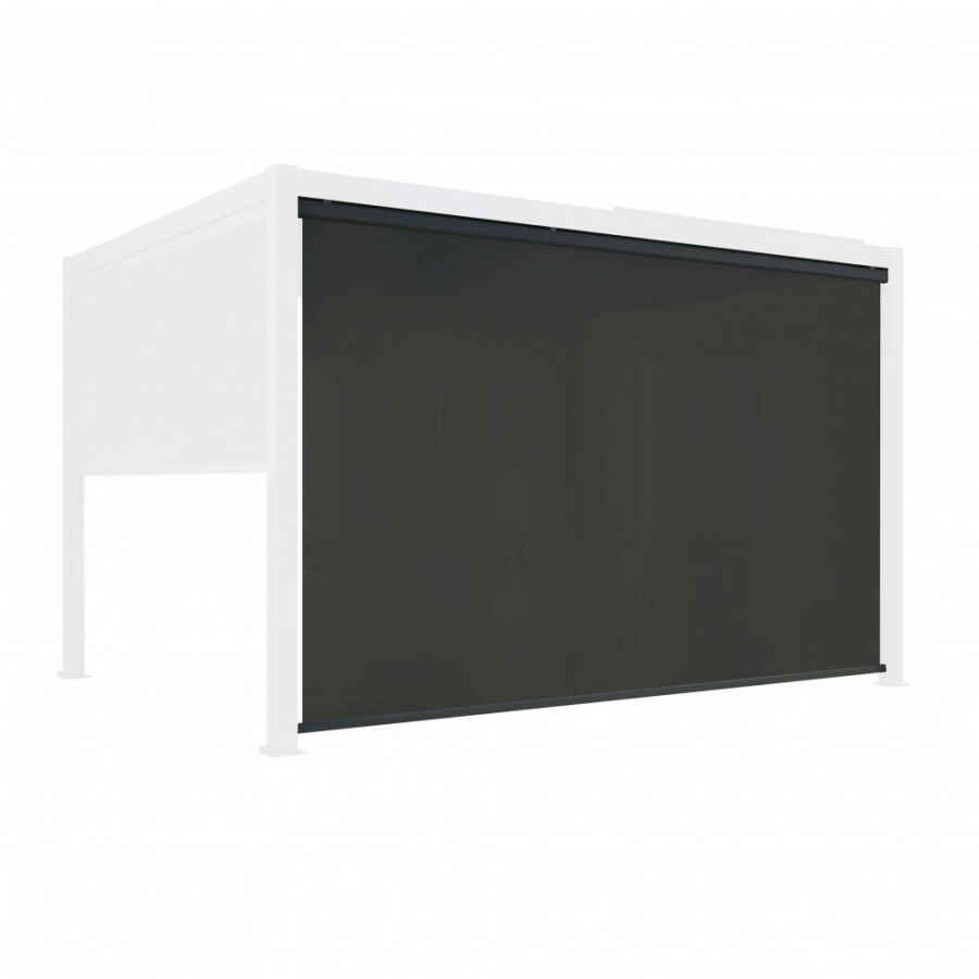 Parete laterale da 3 m per pergola in alluminio,textilene – JAMEY